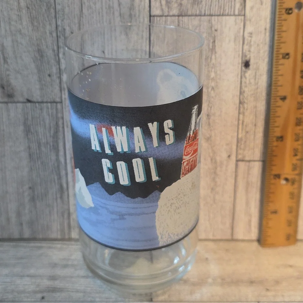 Polar Bear Glass with Coca-Cola Design
